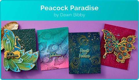 Peacock Paradise Collection by Dawn Bibby