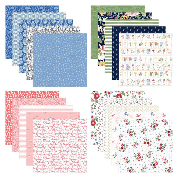 Bayfair 6x6" Designer Paper Pad 40 sheet