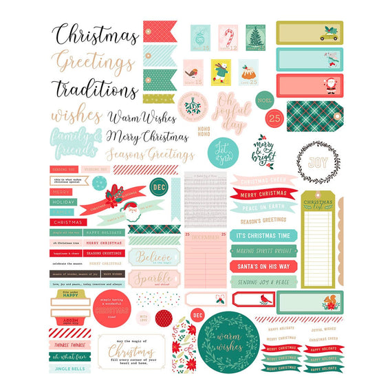 Oh Joyful Day Cardstock Sentiments Diecut Ephemera from Rosie's Studio