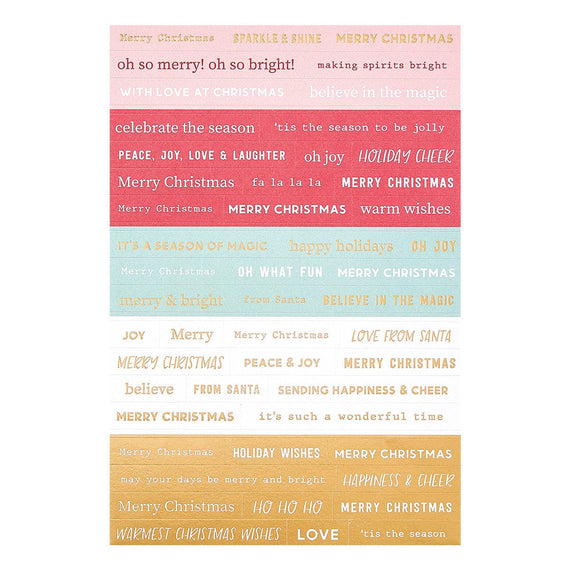 Oh Joyful Day Cardstock Sticker Pack from Rosie's Studio