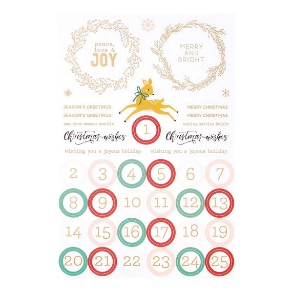Oh Joyful Day Clear Sticker Pack from Rosie's Studio