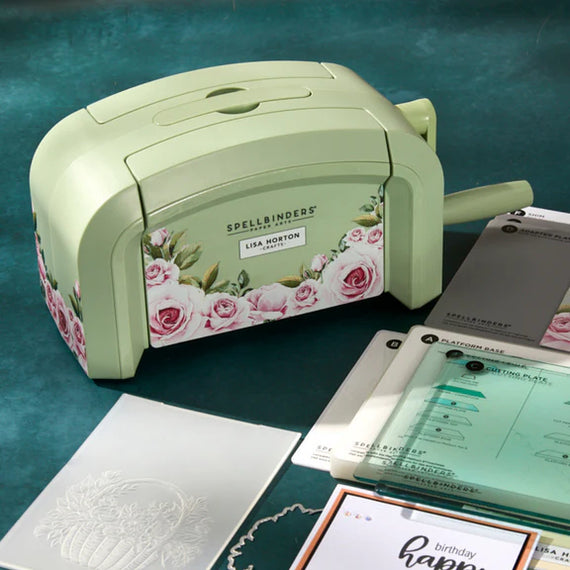 Lisa Horton Crafts Special Edition Sage Green Platinum SIX Die Cutting & Embossing Machine