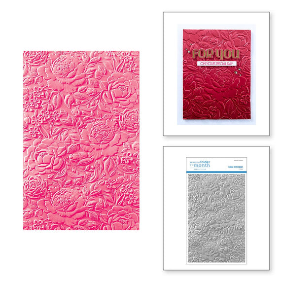 Floral Expressions - 3D Embossing Folder of the Month
