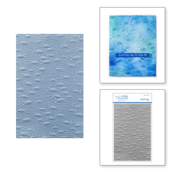 Underwater Waltz - 3D Embossing Folder of the Month