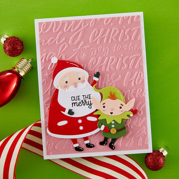 Festive Greetings - 3D Embossing Folder of the Month