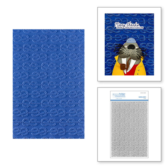 Nautical Knots - 3D Embossing Folder of the Month