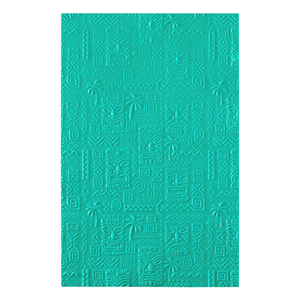 Island Style 3D Embossing Folder of the Month - embossing folder