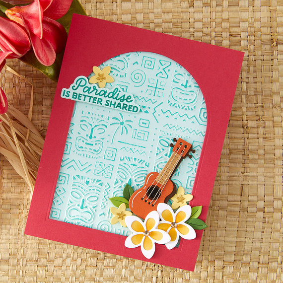 Island Style - 3D Embossing Folder of the Month