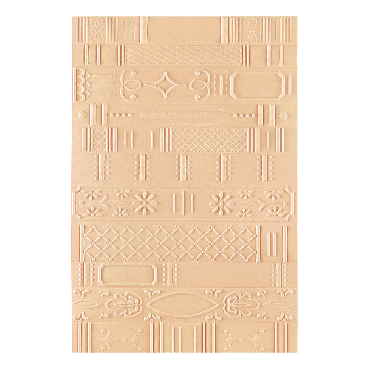 Stacked Stories -  3D Embossing Folder of the Month