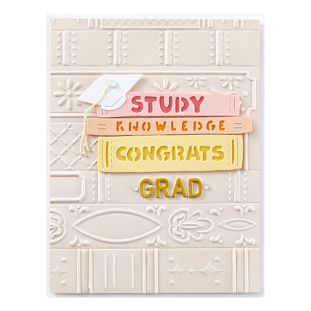 Stacked Stories -  3D Embossing Folder of the Month