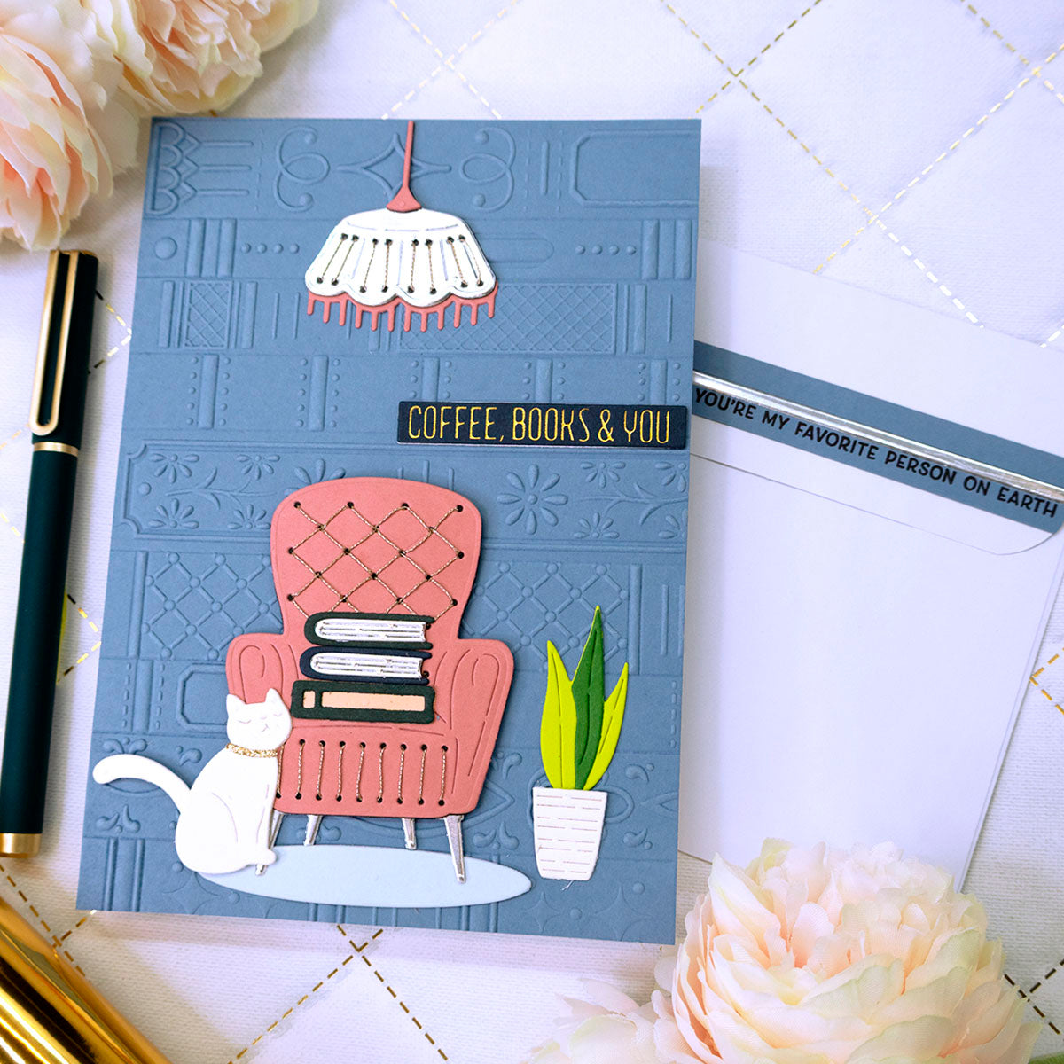 Stacked Stories -  3D Embossing Folder of the Month