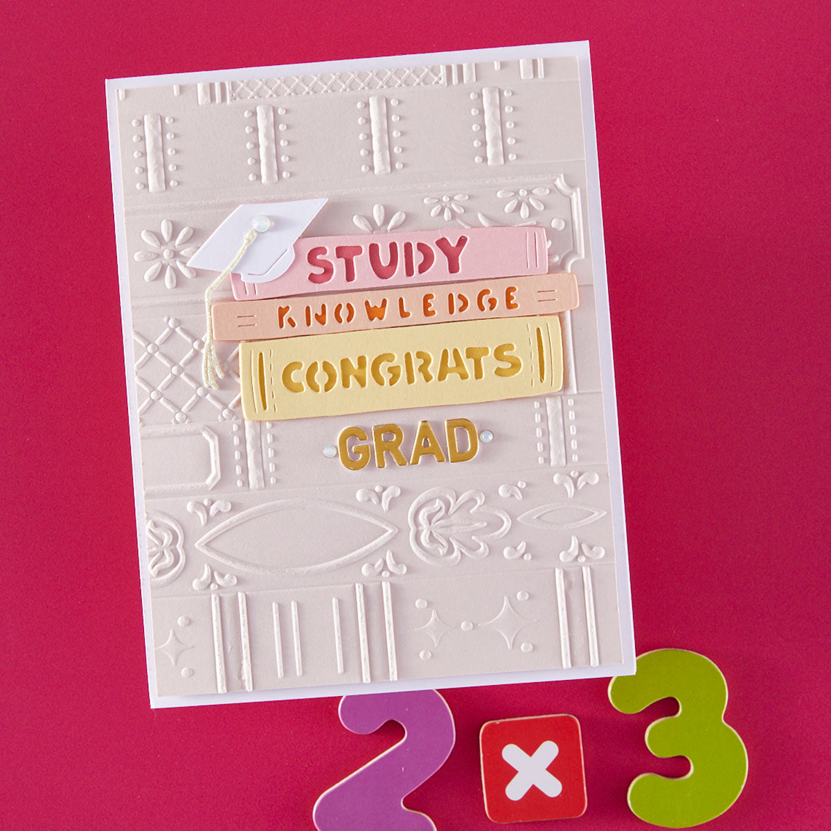 Stacked Stories -  3D Embossing Folder of the Month