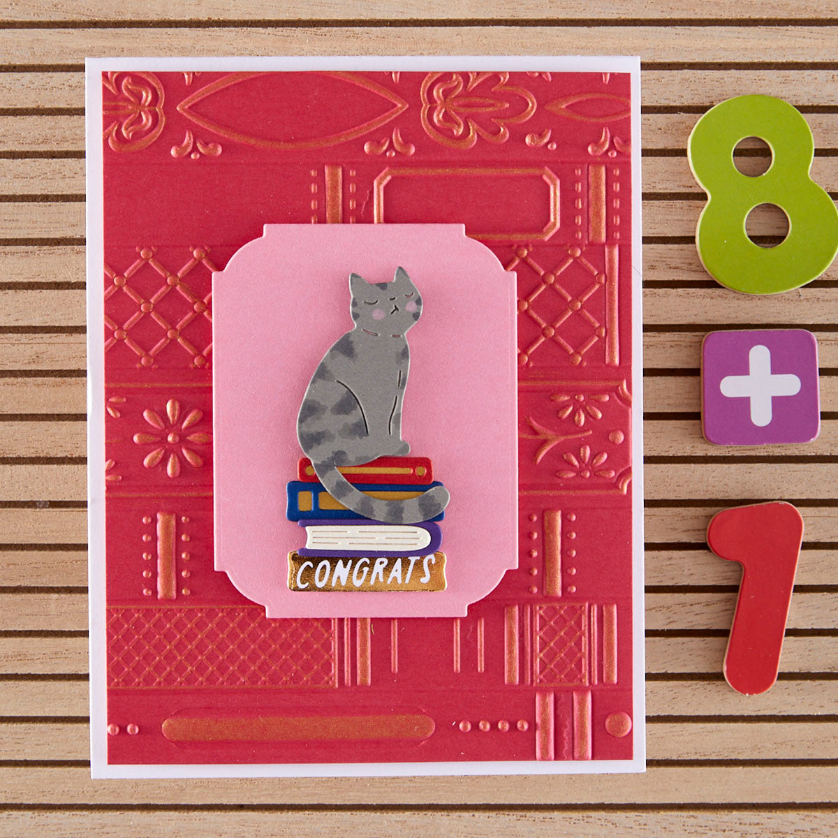 Stacked Stories -  3D Embossing Folder of the Month