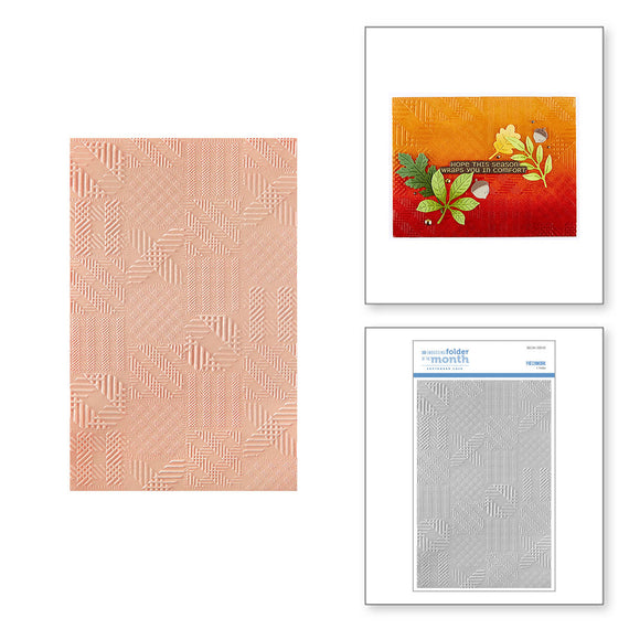 Patchwork - 3D Embossing Folder of the Month