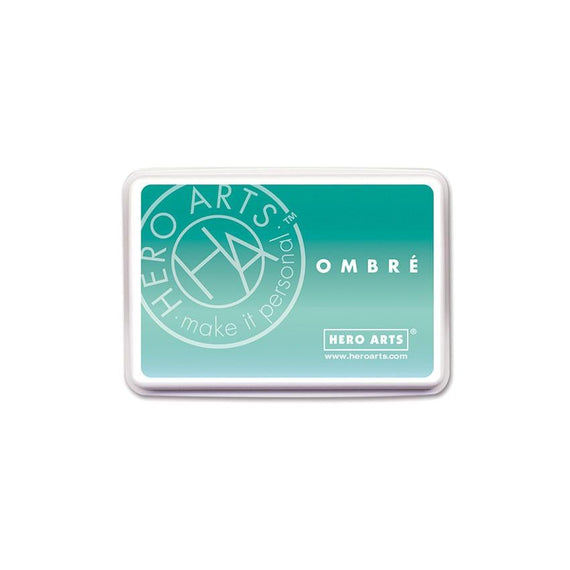 Hero Arts - Ombré Mint Julep to Emerald Green Ink Pad