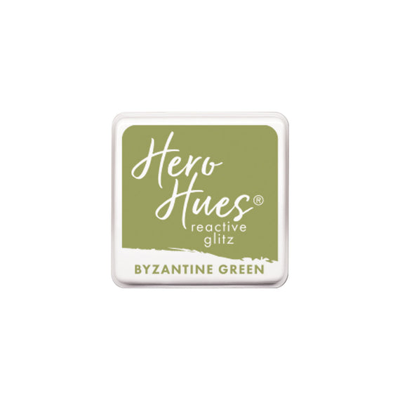 Hero Arts Byzantine Green Reactive Glitz Ink