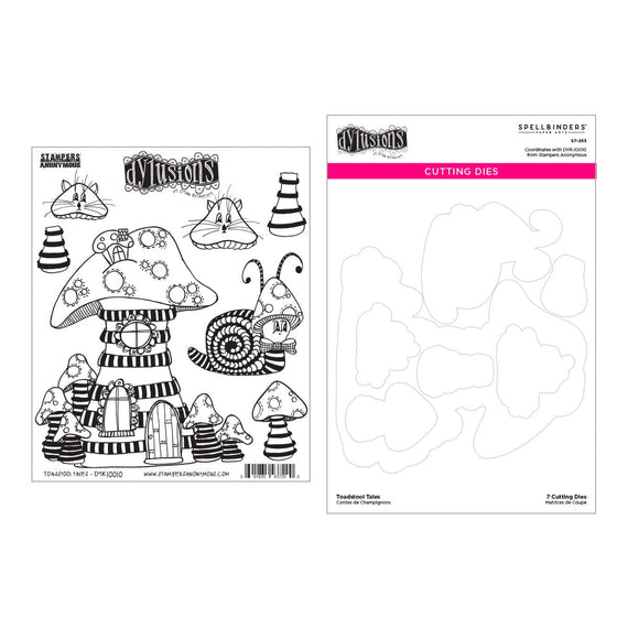 Toadstool Tales Stamp and Die Bundle by Dyan Reaveley