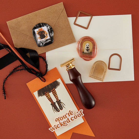 3D Photo & Floral Arch Frames Wax Seal Stamps and Die Bundle