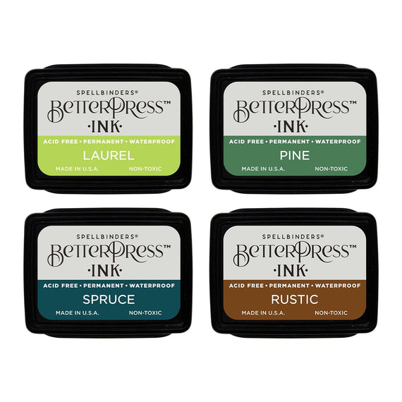 Woodlands BetterPress Ink Mini Set - 4 Pack