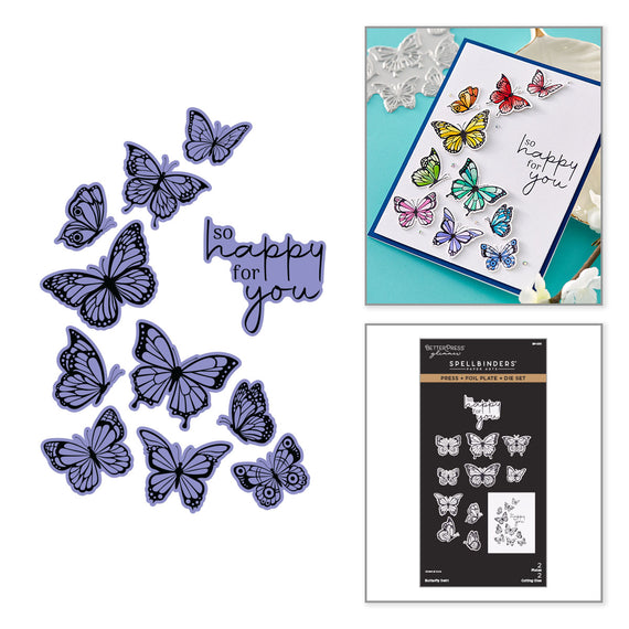 Butterfly Swirl Press Plate & Die Set