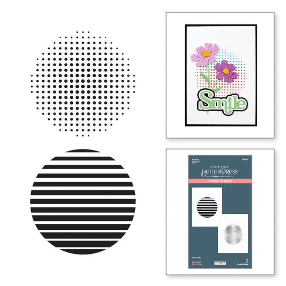 Spotlight Circle Duo Press Plate by Lisa Horton