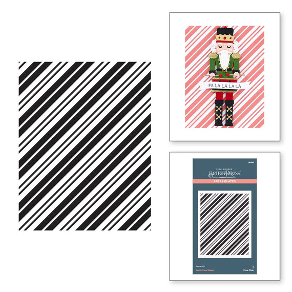 Candy Cane Stripes Press Plate