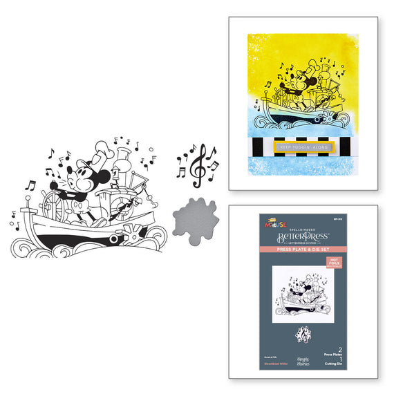 Steamboat Willie Press Plate & Die Set