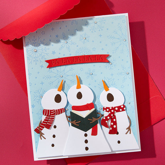 Snowfall Shimmer Press + Foil Plate