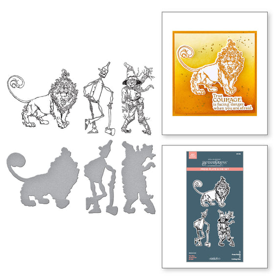 Tin Man, Scarecrow & Lion BetterPress Plate & Die Set by Graphic45