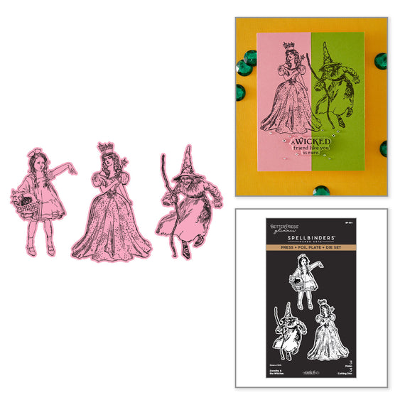 Dorothy & the Witches Press + Foil Plate & Die Set by Graphic 45