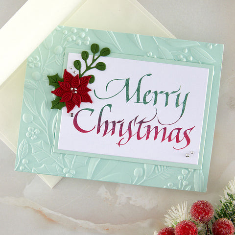 Upright Italic holiday Sentiments by Paul Antonio