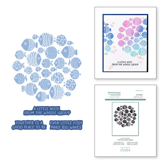 Fish Parade - BetterPress Plate of the Month