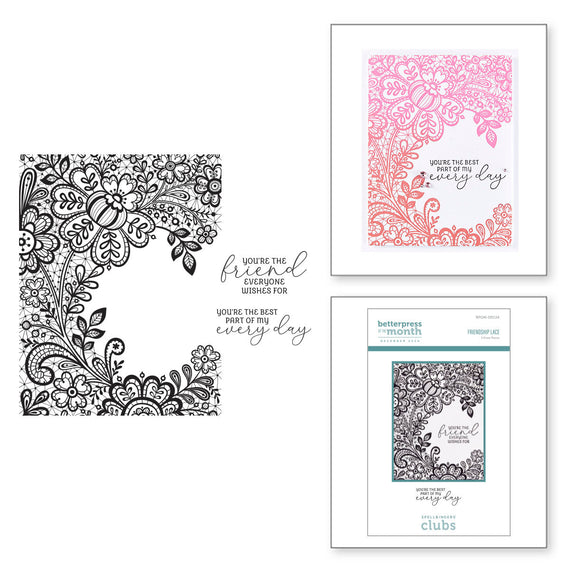 Friendship Lace - BetterPress Plate of the Month