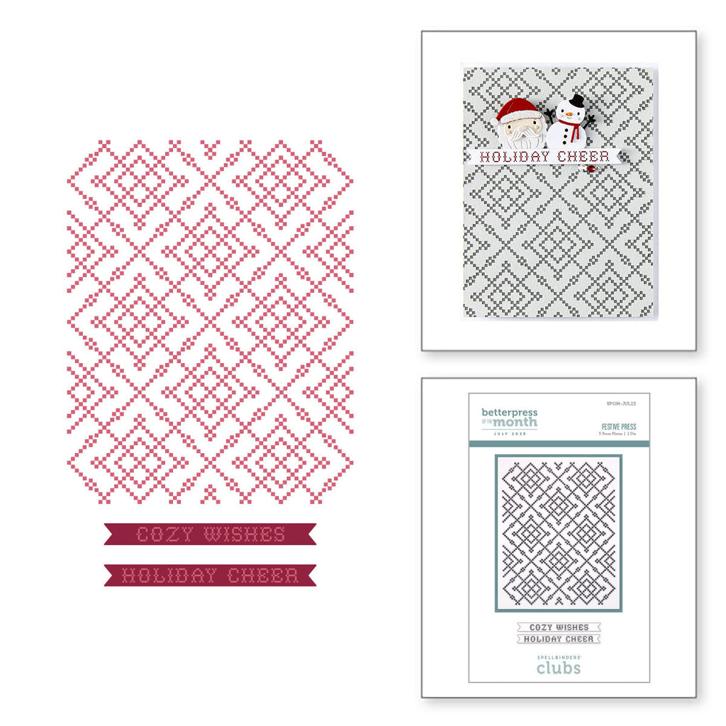 Spellbinders BP-128 Floral E and Sentiment Press Plate from Spellbinders BP-128 Floral E and Sentiment Press Plate from