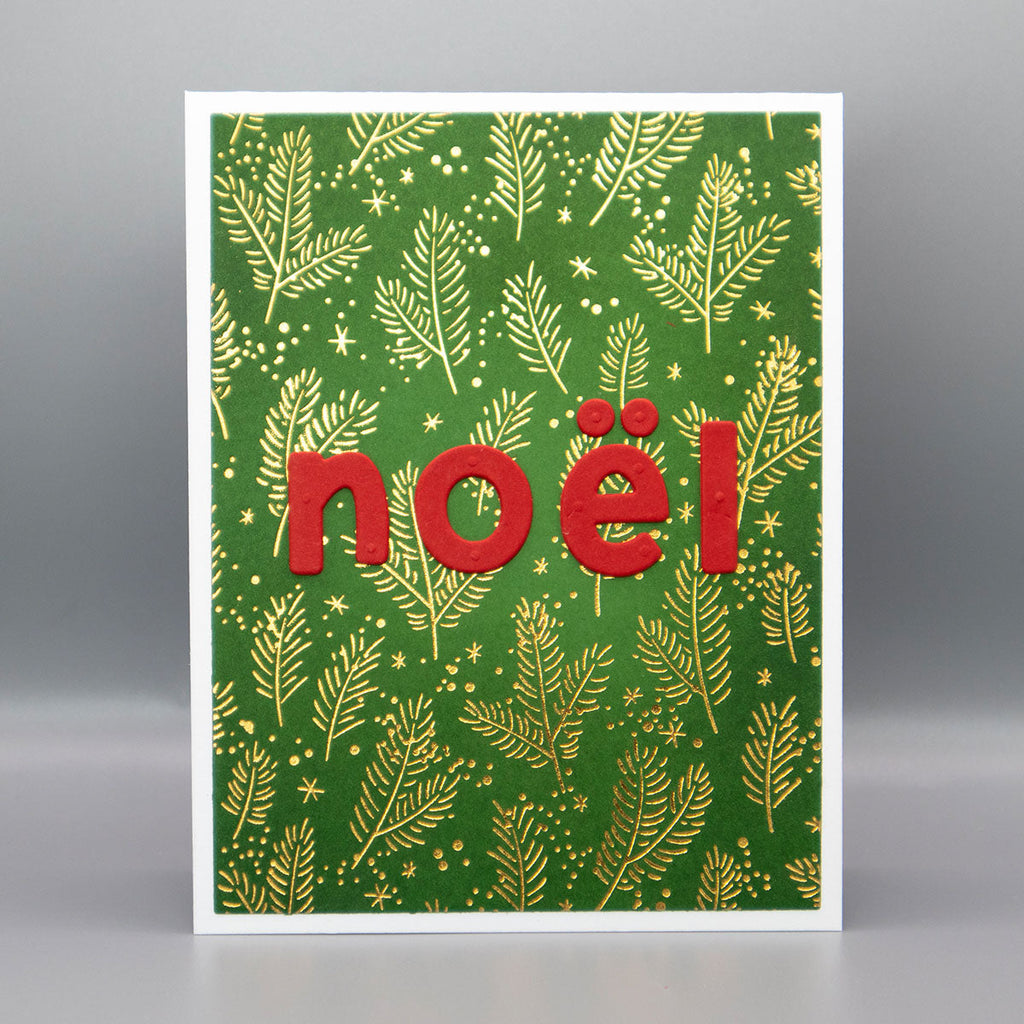 Festive Forest Press & Foil Plate of the Month - card project 10