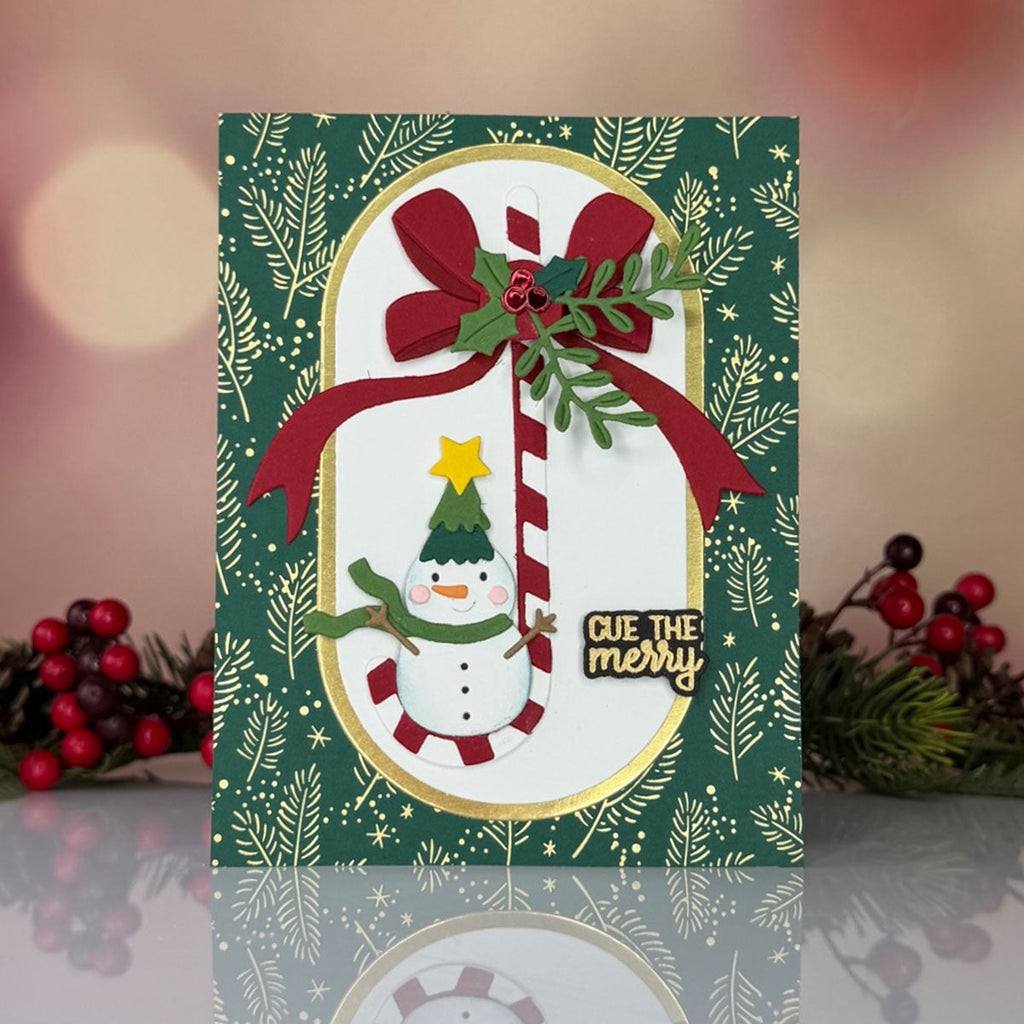Festive Forest Press & Foil Plate of the Month - card project 12