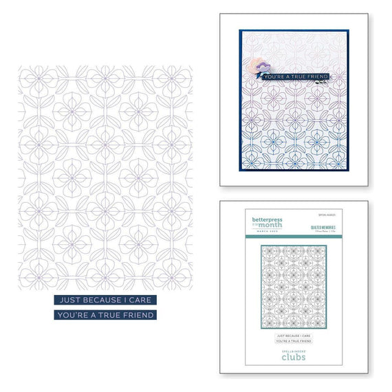 Quilted Memories -  BetterPress Plate of the Month
