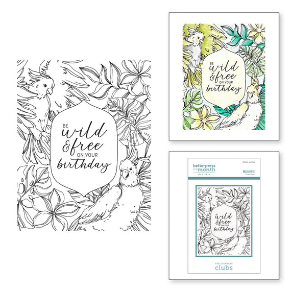 Wild & Free - BetterPress Plate of the Month