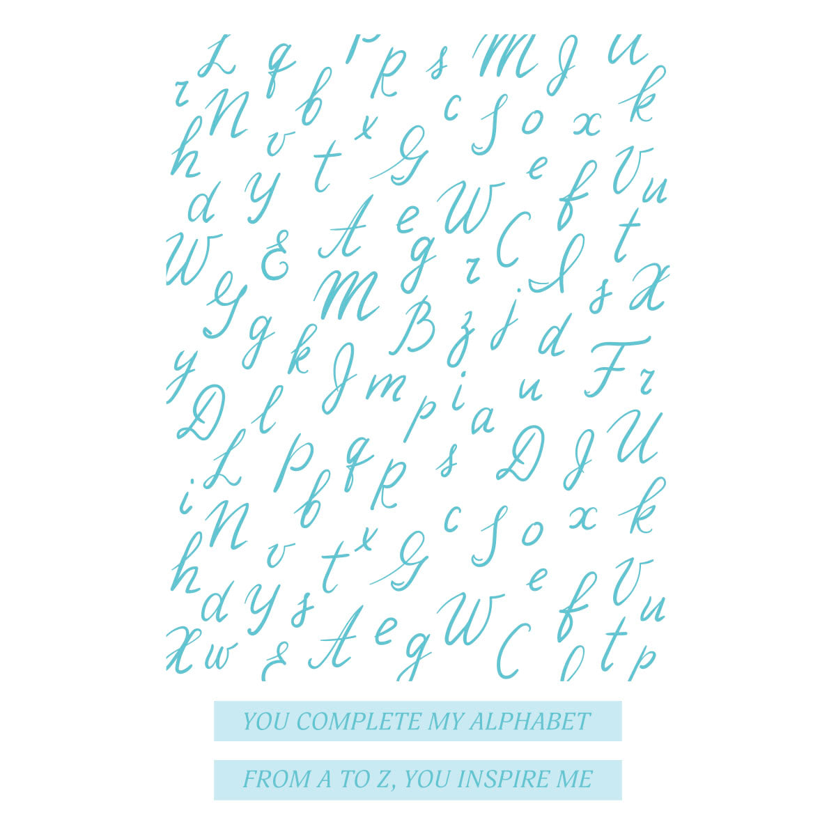 From A to Z -  BetterPress Plate of the Month