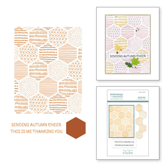 Sketchy Hexi - BetterPress Plate of the Month