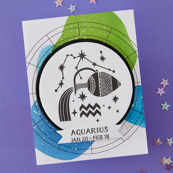 Block Print Aquarius Registration Press + Foil Plate