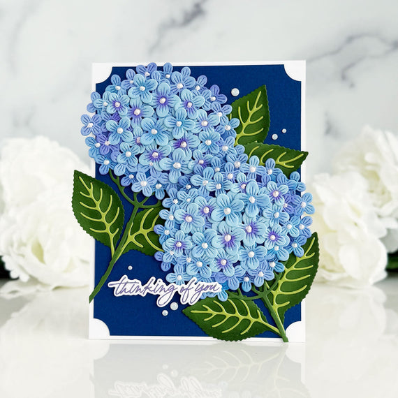 Layered Hydrangea Etched Dies
