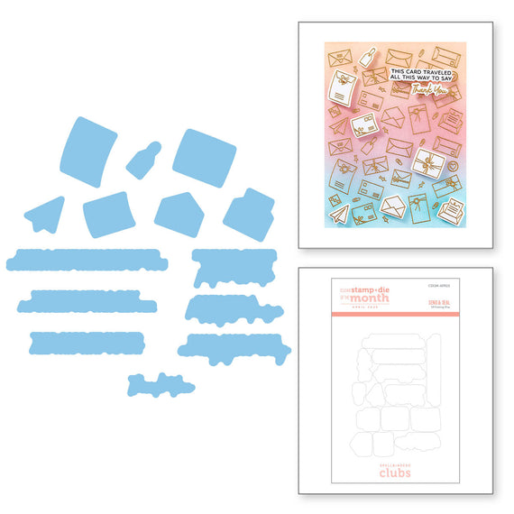 Send & Seal -  (Dies Only) Coordinates with the Clear Stamp of the Month