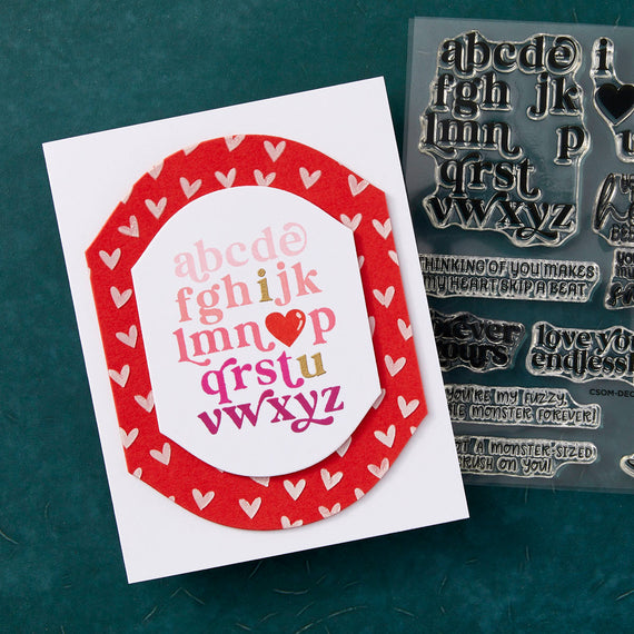 Forever Yours - Clear Stamp & Die of the Month December 2024