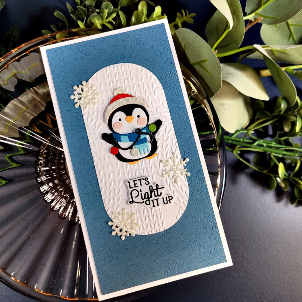 Cue the Merry Clear Stamp & Die of the Month - card project 11