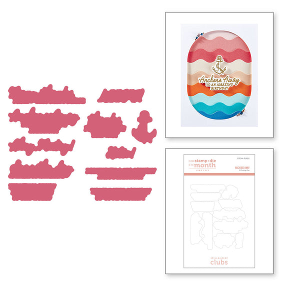 Anchors Away - (Dies Only) Coordinates with the Clear Stamp of the Month