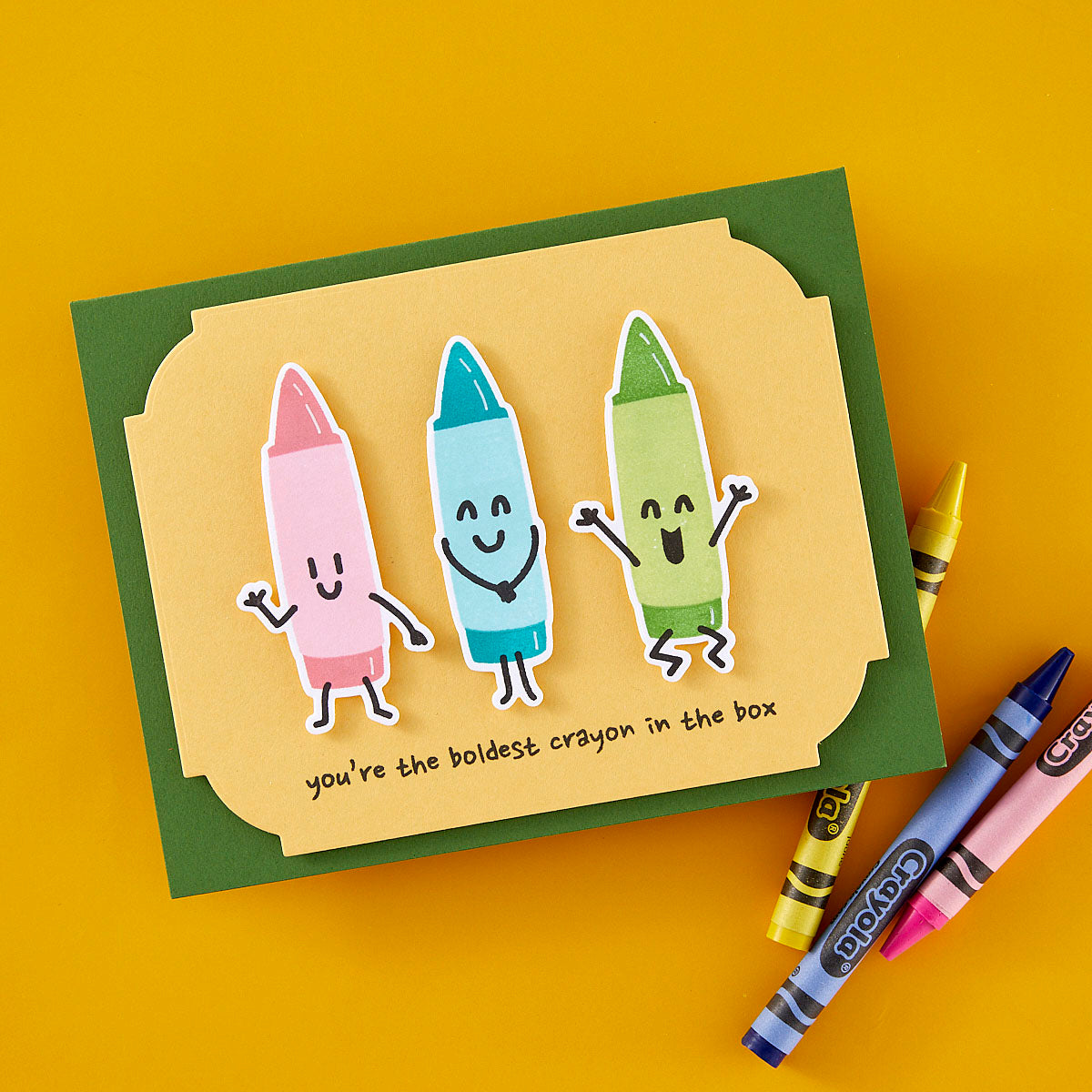 Crayon Creations -  (Dies Only) Coordinates with the Clear Stamp of the Month