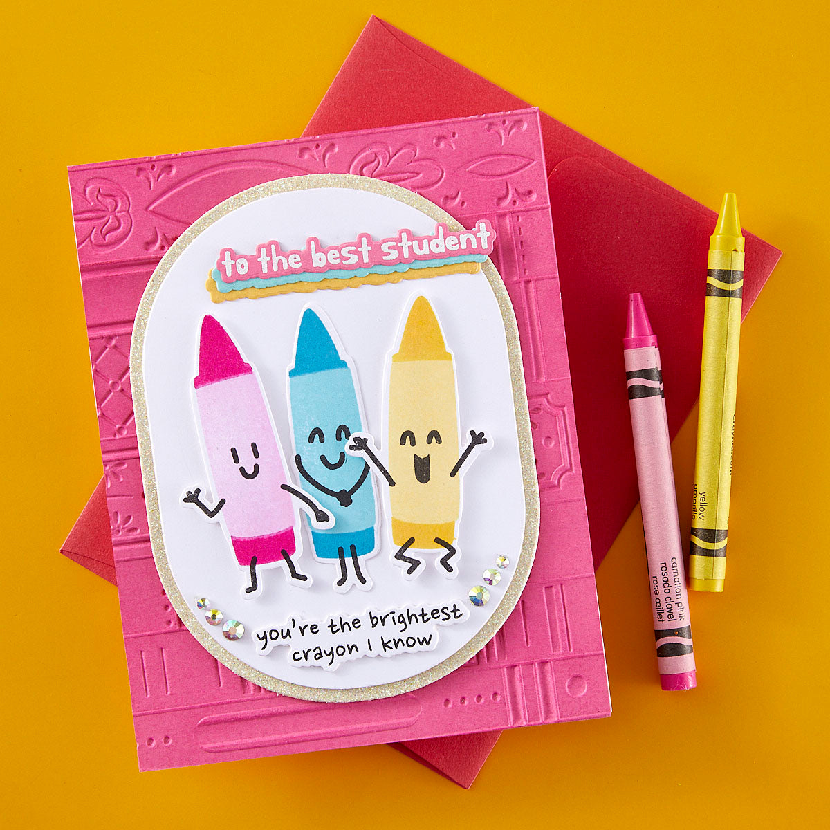 Crayon Creations -  (Dies Only) Coordinates with the Clear Stamp of the Month