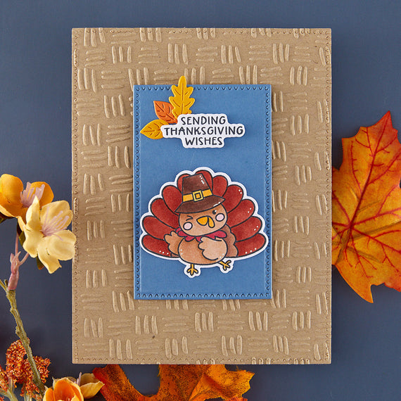 Stuffed With Gratitude - Clear Stamp & Die of the Month