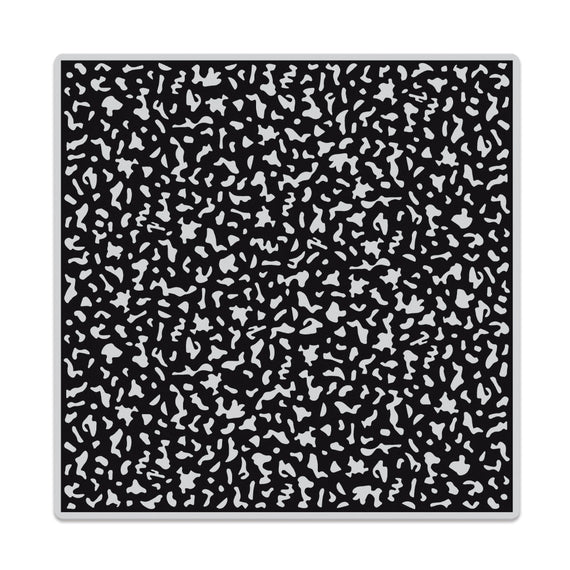 Hero Arts Composition Notebook Pattern Bold Prints Cling Rubber Stamp by Ralph Tyndall